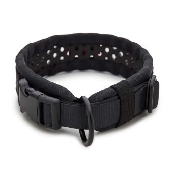 SOFTY Halsband | Länge: 35-41cm | Breite: 3,3cm | Farbe: schwarz/schwarz